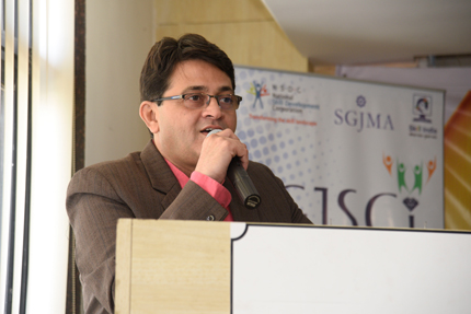 Binit Bhatt,CEO, GJSCI speaking at the inauguration of RPL Program