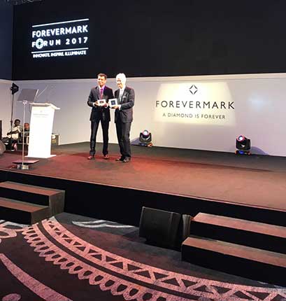 Sachin Jain, President, Forevermark India and Stephen Lussier, CEO, Forevermark 