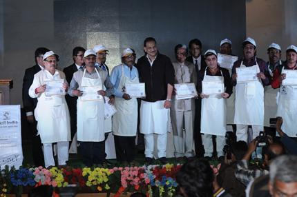 Rajiv Pratap Rudy, Union Minister of State Skill Development & Entrepreneurship at the certification of India's 3rd Centre of Excellence in Kerala